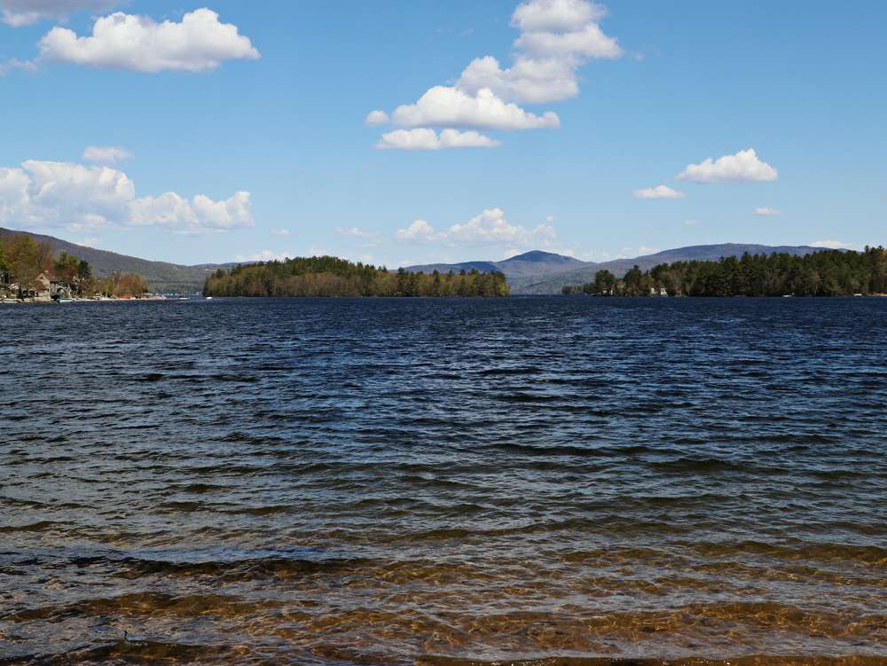 view of newfound lake in bristol nh