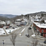 bristol nh downtown in winter